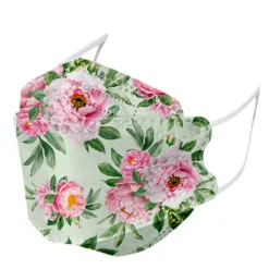 Redcoringe 50 Stk 5-lagig Einweg Gesichtsmaske Blume Gedruckt Einwegmaske Mundschutz Rose Masken Für Erwachsene / Frauen -Garten- & Gewächshäuser Geschäft c27cf8637f013328b2fe3295e9aa4ff0