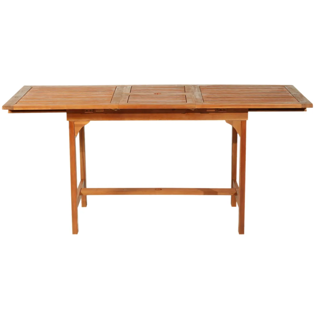 Outsunny Ausziehtisch Gartentisch Esstisch Gartenmöbel Akazienholz Wetterfest Braun 160/120 X 70 X 72 Cm 6 Outsunny Ausziehtisch Gartentisch Esstisch Gartenmöbel Akazienholz Wetterfest Braun 160/120 X 70 X 72 Cm – Bild 6