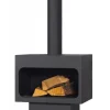 TC Premium Gartenkamin Terrassenofen Havanna Handgefertigt In EU Black Style