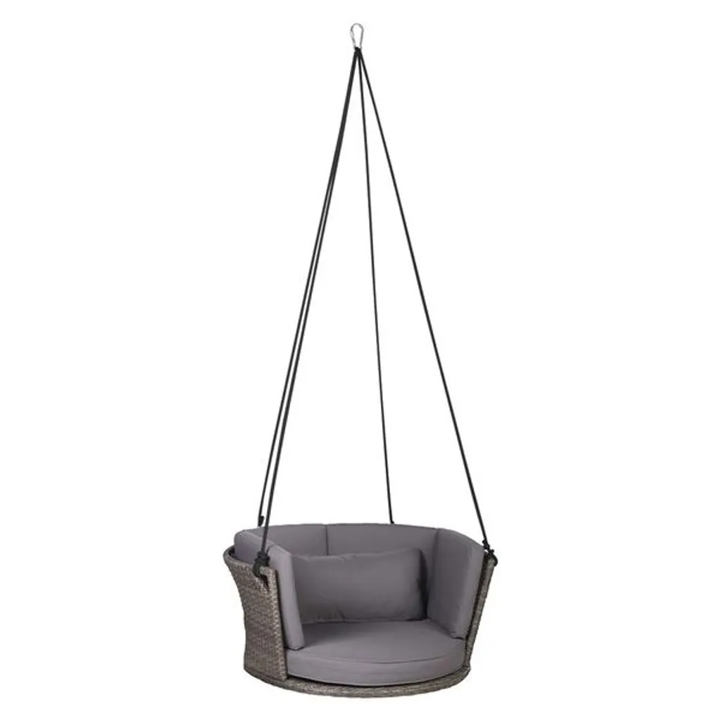 OUTLIV. Hängestuhl Rattan Dunkelgrau|Braun 1 OUTLIV. Hängestuhl Rattan Dunkelgrau|Braun