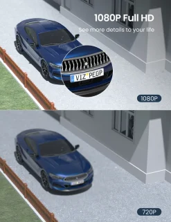 GNCC GW1 Akku Kabellose Überwachungskamera Aussen - 1080P Wifi Outdoor-Sicherheitskamera Mit Farbe Nachtsicht - IP66 Wetterfest - PIR-Erkennung - 2-Wege-Audio - Kompatibel Mit Android & IPhone -Garten- & Gewächshäuser Geschäft c2fa57cba626d4fc9b7bb69e06c82f98