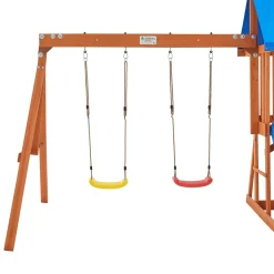 Juskys Spielturm Yannis – Klettergerüst Für Kinder Mit Rutsche, Schaukeln, Kletterwand & Zubehör – Kletterturm Für Outdoor Aus Holz Ab 3 Jahren -Garten- & Gewächshäuser Geschäft c2fd0f46fe5cc456de1dffd1bf90f81c