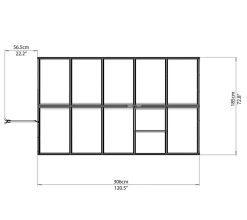 Palram Aluminium Gewächshaus 1,9x3,1 M Set Hybrid 6x10 Grau Treibhaus Anzuchthaus Tomatenhaus Pflanzhaus 18 Palram Aluminium Gewächshaus 1,9x3,1 M Set Hybrid 6x10 Grau Treibhaus Anzuchthaus Tomatenhaus Pflanzhaus -Garten- & Gewächshäuser Geschäft c32aef8cadefa76403f9a98be7247ec6