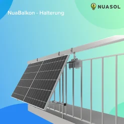 NuaSol -NuaFix Balkongelände Halterung Eckig Für 2 Solarmodule Aus Edelstahl -Garten- & Gewächshäuser Geschäft c3473cfdeb30d201be8e5f9063cb278d