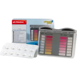 Planet Pool PH / Chlor-Testbesteck - Mit Je 20 Tabletten
