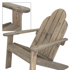 ProGarden Gartenstuhl Adirondack Holz -Garten- & Gewächshäuser Geschäft c395370f754342b6bd496885161331b9