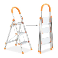 Relaxdays Klappbare Trittleiter Mit 3 Stufen -Garten- & Gewächshäuser Geschäft c3a6d97f611679e75318bdf582dd1935