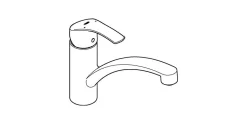 Grohe Einhand-Spültischbatterie EUROSMART DN 15, Flacher Auslauf Chrom -Garten- & Gewächshäuser Geschäft c3c5acdd885ad4bad017cadbd7f5ba03