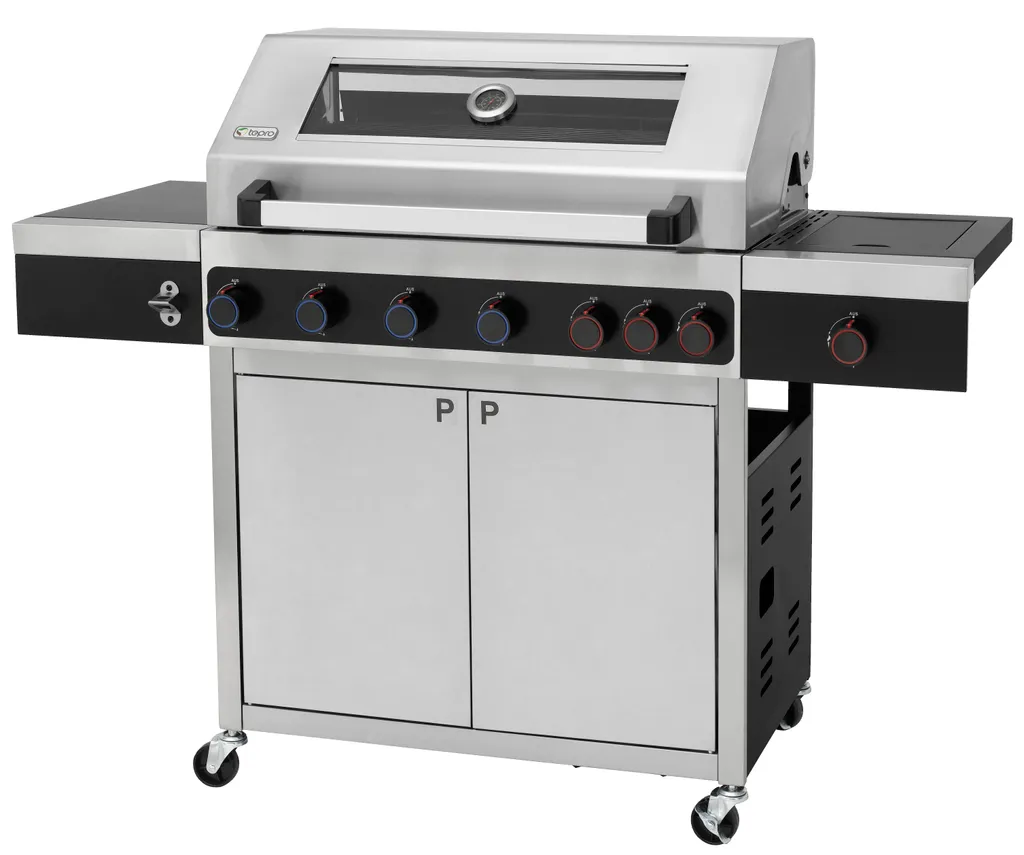 Tepro Edelstahl Gasgrill Keansburg 6 Special Edition, 6-Brenner Inkl. Powerzone Plus Infrarot-Backburner Plus Infrarotseitenbrenner 5 Tepro Edelstahl Gasgrill Keansburg 6 Special Edition, 6-Brenner Inkl. Powerzone Plus Infrarot-Backburner Plus Infrarotseitenbrenner – Bild 5