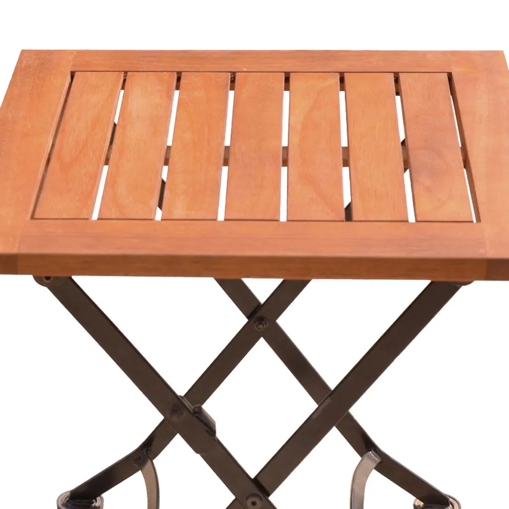 Garden Pleasure Garten Beistelltisch 45x45 Esstisch Tisch Biergarten Klappbar 2 Garden Pleasure Garten Beistelltisch 45x45 Esstisch Tisch Biergarten Klappbar – Bild 2