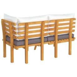 VidaXL 2-tlg. Garten-Lounge-Set Mit Kissen Massivholz Akazie -Garten- & Gewächshäuser Geschäft c49f6a28cb97ec3068a0afd92f435143
