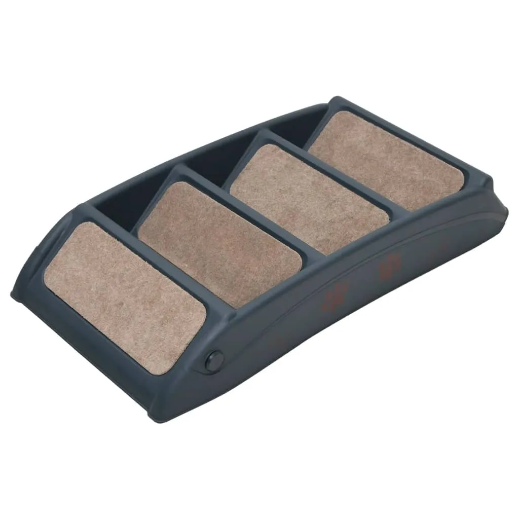 VidaXL Hundetreppe Mit 4 Stufen Klappbar Dunkelgrau 6 VidaXL Hundetreppe Mit 4 Stufen Klappbar Dunkelgrau – Bild 6