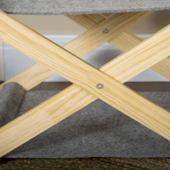 PawHut Katzenbett Mit Gestell 2 Ebenen Haustierbett Ballspielzeug Faltbar Hundebett Indoor Kiefernholz Natur+Grau 52 X 42 X 33,5 Cm 16 PawHut Katzenbett Mit Gestell 2 Ebenen Haustierbett Ballspielzeug Faltbar Hundebett Indoor Kiefernholz Natur+Grau 52 X 42 X 33,5 Cm -Garten- & Gewächshäuser Geschäft c4eeb409c3a1db4418ab2d601b4fc3f9