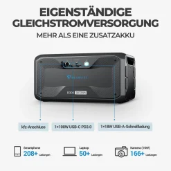 BLUETTI Tragbare Stromerzeuger AC300 Mit B300 Erweiterungsakkus, 6144Wh LiFePO4 Batterie-Backup Mit 6x3000W AC-Steckdosen (6000W Spitzen), Solargenerator Für Heim-Backup, Camping, Notfall 13 BLUETTI Tragbare Stromerzeuger AC300 Mit B300 Erweiterungsakkus, 6144Wh LiFePO4 Batterie-Backup Mit 6x3000W AC-Steckdosen (6000W Spitzen), Solargenerator Für Heim-Backup, Camping, Notfall -Garten- & Gewächshäuser Geschäft c501db4524119d00e0107ef42684ca25