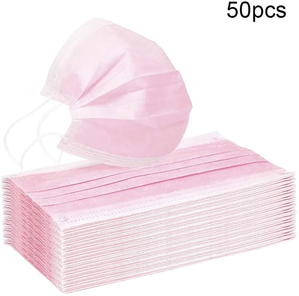 Chuanglanou 50 Stück ICatcher® Pink Disposable Shield Einweg-Atemschutzbakterienschutz Mundschutz Gesichtsschutz Rosa 1 Chuanglanou 50 Stück ICatcher® Pink Disposable Shield Einweg-Atemschutzbakterienschutz Mundschutz Gesichtsschutz Rosa