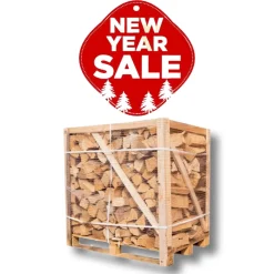 Brennholz Kaminholz Erle Auf Palette 1 Raummeter 450kg