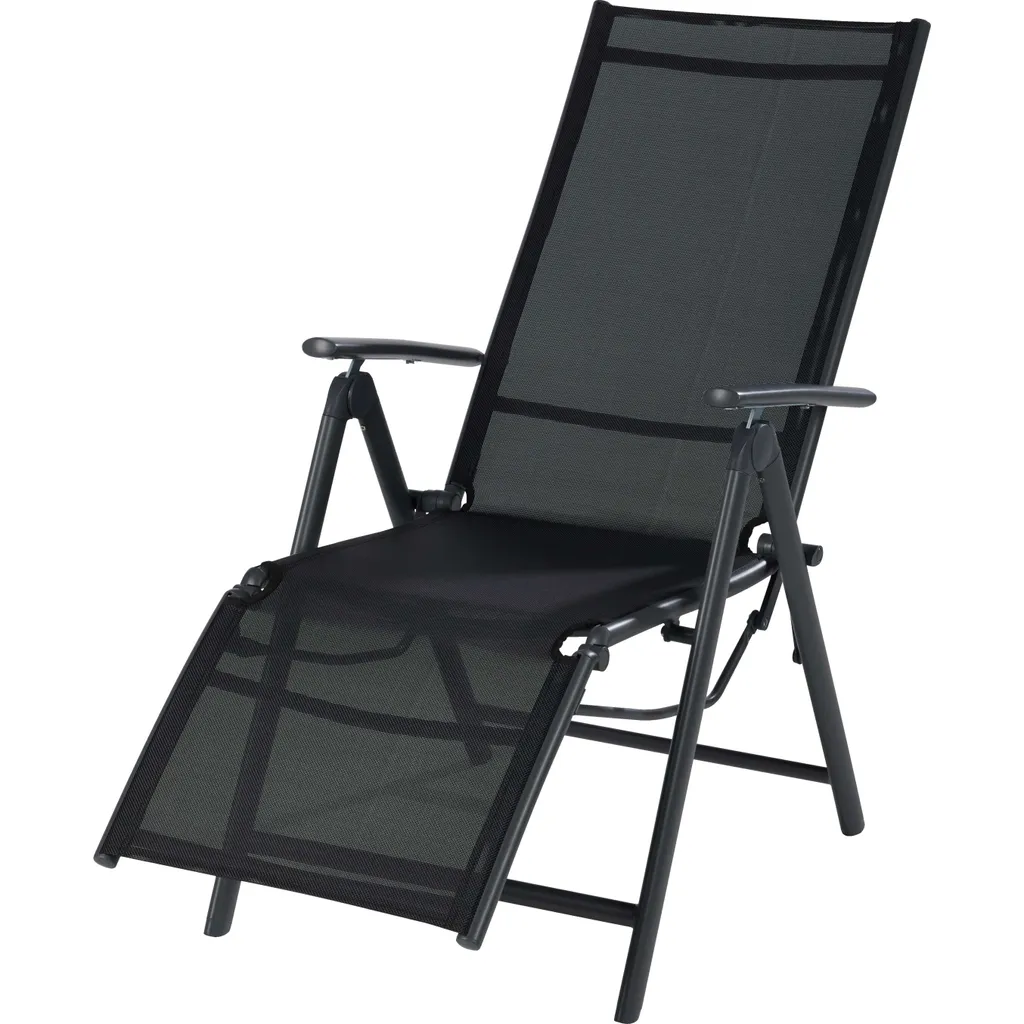 COUNTRYSIDE® Relaxsessel Houston, Alu, Schwarz/ Anthrazit 2 COUNTRYSIDE® Relaxsessel Houston, Alu, Schwarz/ Anthrazit – Bild 2