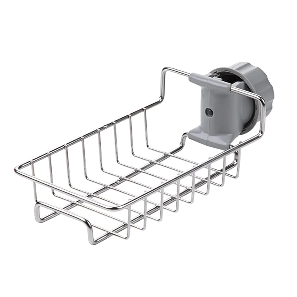 Stretoey Küche Waschbecken Organizer Rack, Edelstahl Wasserhahn Hängend Lagerregal, Lappen Schwamm Abtropfgestell Für Küche & Bad 11 Stretoey Küche Waschbecken Organizer Rack, Edelstahl Wasserhahn Hängend Lagerregal, Lappen Schwamm Abtropfgestell Für Küche & Bad – Bild 11