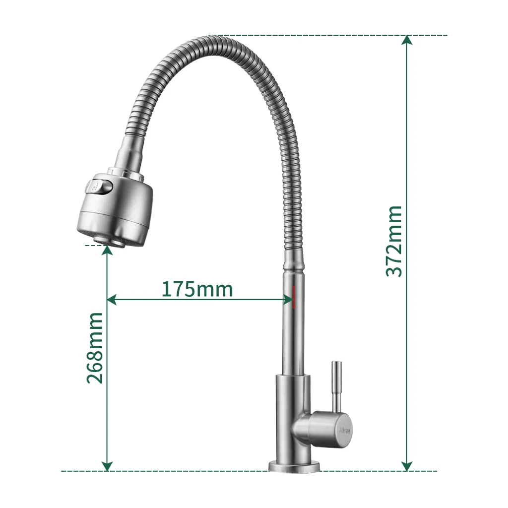 Homelody Küchenarmatur Kaltwasserhahn 304 Edelstahl Wasserhahn Küche Nur Kaltwasser 2 Strahlen Spültischarmatur Mit Flexiblem Hals Armatur Küche 9 Homelody Küchenarmatur Kaltwasserhahn 304 Edelstahl Wasserhahn Küche Nur Kaltwasser 2 Strahlen Spültischarmatur Mit Flexiblem Hals Armatur Küche – Bild 9