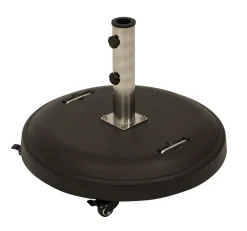 FRG Sonnenschirmständer Mit Rollen, Polymerbeton