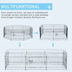 PawHut Welpenauslauf Welpenzaun Laufstall Freilaufgehege Welpengitter 5 Maßen (Maße: 71x61cm) 11 PawHut Welpenauslauf Welpenzaun Laufstall Freilaufgehege Welpengitter 5 Maßen (Maße: 71x61cm) -Garten- & Gewächshäuser Geschäft c61b9e21c2396f203301537874cefbf2