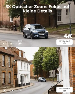 Reolink 4K PoE Überwachungskamera Aussen Mit Spotlight, 3X Optischer Zoom PoE IP Outdoor Kamera, Smarte Bewegungserkennung, Human/Auto/Tier-Erkennung, 2-Wege-Audio, Zeitraffer, RLC-833A -Garten- & Gewächshäuser Geschäft c64cba342c27c872af8edc93ed5d90b2