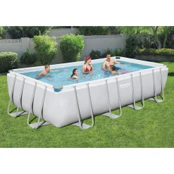 Bestway Power Steel™ Frame Pool Komplett-Set, Eckig 549x274x122 Cm 56466