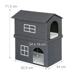 Relaxdays Katzenhaus 2 Etagen Für Drinnen 11 Relaxdays Katzenhaus 2 Etagen Für Drinnen -Garten- & Gewächshäuser Geschäft c65ba7348d6447503ab86efd5475c187