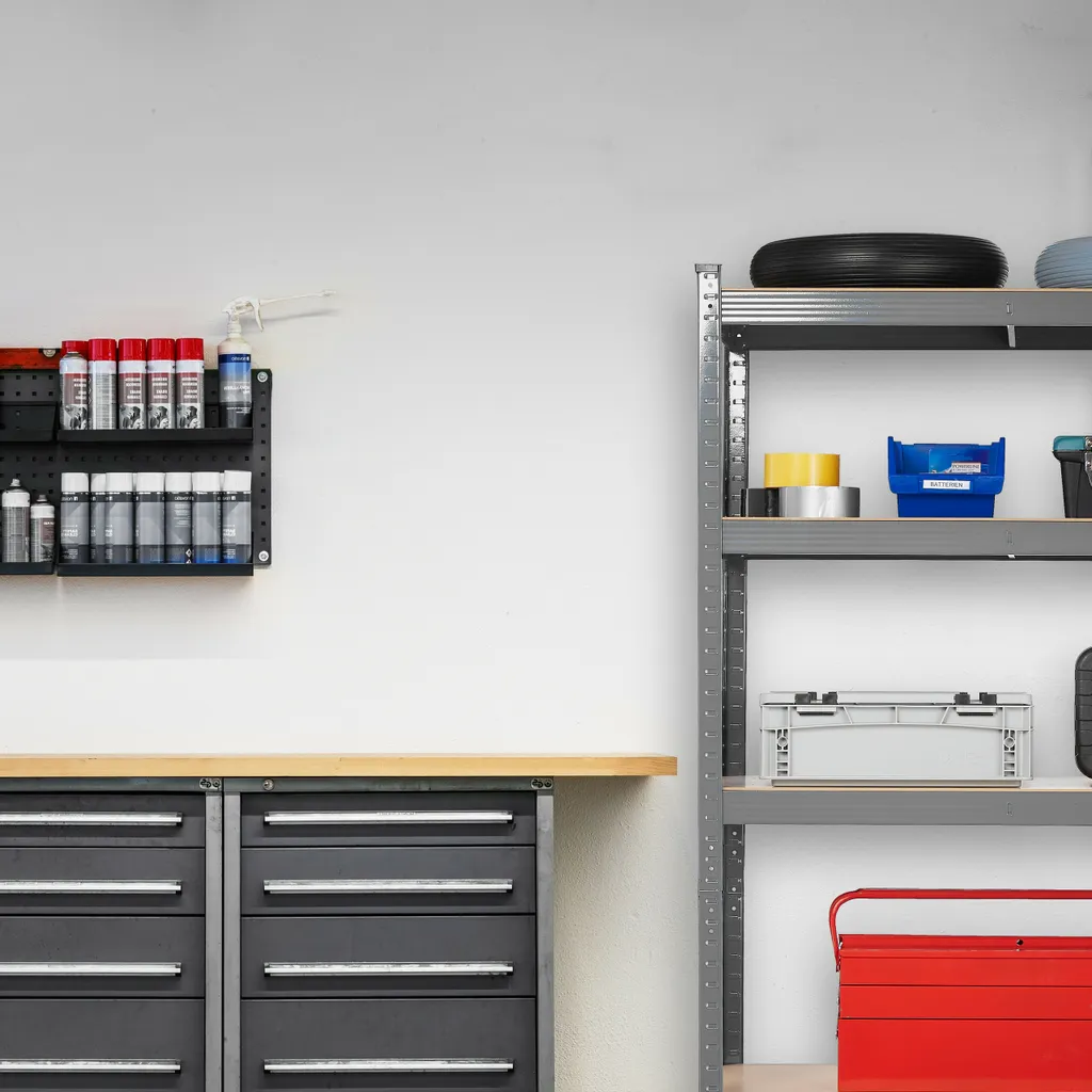 Relaxdays Schwerlastregal 180x90x45 Grau 5 Relaxdays Schwerlastregal 180x90x45 Grau – Bild 5