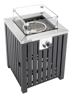 Tepro-Gasfeuerstelle "Topeka"-eckig Mit Glasumrandung Anthrazit-3190 -Garten- & Gewächshäuser Geschäft c7032ecd002879b848b8ad0a616e1356