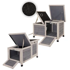 Lionto Kaninchenstall Kleintierhaus Nagerhaus Kleintierstall Aus Holz Grau 70x43x45 Cm 8 Lionto Kaninchenstall Kleintierhaus Nagerhaus Kleintierstall Aus Holz Grau 70x43x45 Cm -Garten- & Gewächshäuser Geschäft c72e53fd9b39c290c71fbf7390e66f1f