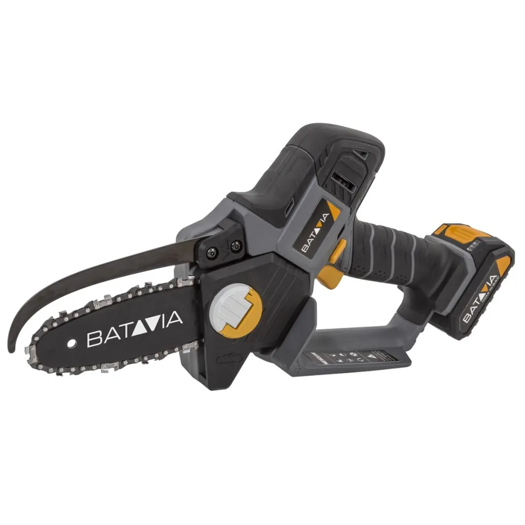 Batavia Maxxseries 12V Akku-Einhand-Kettensäge SET 1 Batavia Maxxseries 12V Akku-Einhand-Kettensäge SET