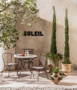 Dehner Gartentisch Grazia, Mit Mosaik, Ø 90 Cm, Höhe 75 Cm, Eisen/Stein, Braun/grau -Garten- & Gewächshäuser Geschäft c7e8ff778aa8b1cef4f76756ef1bd9d4