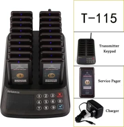 Retekess T115 Pager System, Kundenrufsystem, 99 Kanal Keypad Sender Mit 18 Wiederaufladbare Pager In Bars Privatklinik Restaurant Hotel 15 Retekess T115 Pager System, Kundenrufsystem, 99 Kanal Keypad Sender Mit 18 Wiederaufladbare Pager In Bars Privatklinik Restaurant Hotel -Garten- & Gewächshäuser Geschäft c84e2a526179dae8575a93f4eac3c500