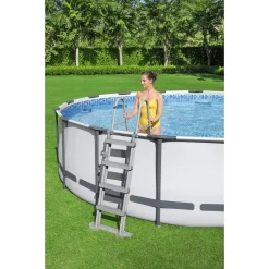 Bestway Steel Pro Max™ Frame Pool Komplett-Set, Rund, 427x122cm, 5612X -Garten- & Gewächshäuser Geschäft c86cef084ff19a65697a4c9646ef9d6b