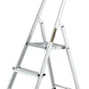 DRABEST Trittleiter Klappbar Alu Leiter Mit Ablage Haushaltsleiter Stehleiter Er Haken 1x3 125 Kg Trittleiter Klappbar Alu Leiter Mit Ablage Haushaltsleiter Stehleiter Er Haken
