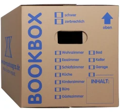 KK Verpackungen © 30 Bücherkartons 2-wellig Bookbox Ordnerkartons Archivkartons