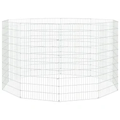 VidaXL Kaninchenkäfig 10 Paneele 54x100 Cm Verzinktes Eisen