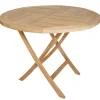 KMH® Teak Klapptisch Rund 100cm