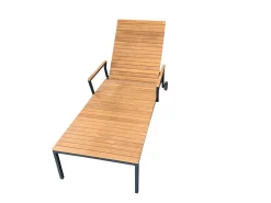 Garden Pleasure Sonnenliege DENVER Edelstahl 304 Gebürstet / Teak100% 304769 -Garten- & Gewächshäuser Geschäft c900f7b82c2a9a920582db81905cffae