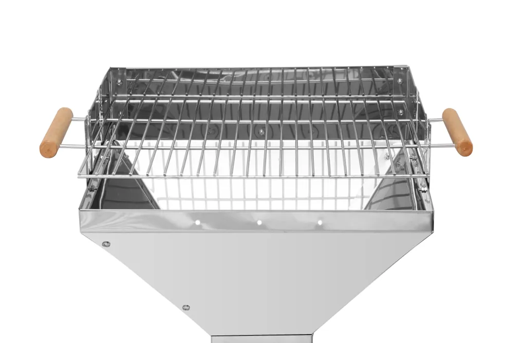 Tepro Edelstahl-Trichtergrill "Vista", Windschutz, Feuerwanne, Holzkohlegrill; 1066 3 Tepro Edelstahl-Trichtergrill "Vista", Windschutz, Feuerwanne, Holzkohlegrill; 1066 – Bild 3