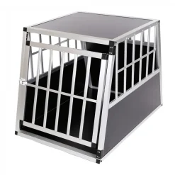 Zoomundo Hundetransportbox / Kofferraumbox Aus Aluminium - 1-Türig Premium