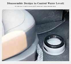 YisibaihTao 750ml Hunde Wassernapf Für Reisen, Abnehmbarer Auslaufsicherer, Spritzwassergeschützter Napf Für Hunde Und Katzen Unterwegs, Grau 26 YisibaihTao 750ml Hunde Wassernapf Für Reisen, Abnehmbarer Auslaufsicherer, Spritzwassergeschützter Napf Für Hunde Und Katzen Unterwegs, Grau -Garten- & Gewächshäuser Geschäft c9538d1374c1599063c8863da3be79e3