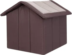 Hobbydog Hundehaus Hundehöhle Hundehütte Stoff INARI Tierhaus Cappuccino Braun R2: 44 X 38 X 45 Cm -Garten- & Gewächshäuser Geschäft c9945df457e7519a155f5bdd61d9a082 1