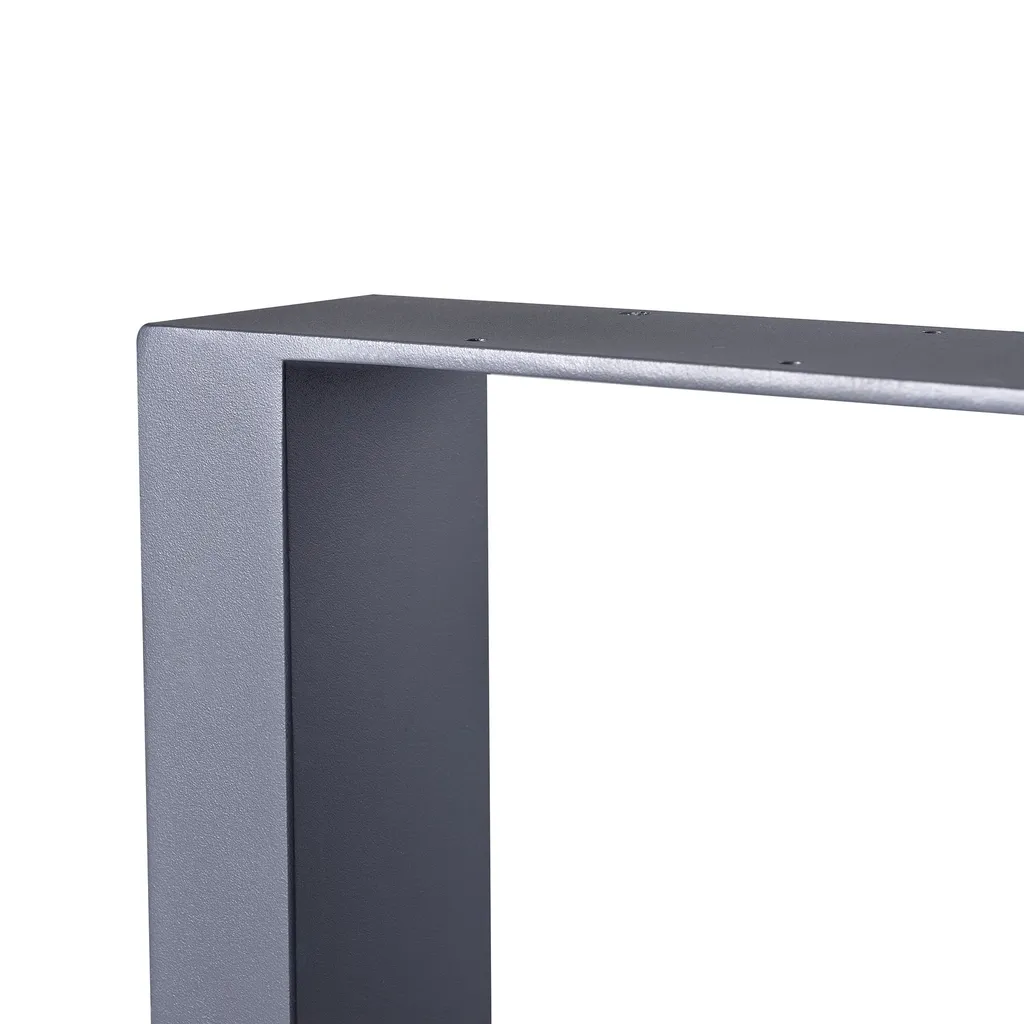 Zelsius Tischkufen 2er Set (B) 60 X (H) 72 Cm, Metall Tischbeine, Grau 4 Zelsius Tischkufen 2er Set (B) 60 X (H) 72 Cm, Metall Tischbeine, Grau – Bild 4