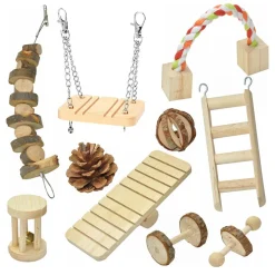 Nanook 10-tlg. Kleintier Nager Kauspielzeug Hamster Kaninchen Meerschweinchen Zubehör -Garten- & Gewächshäuser Geschäft c9a20fd1c3305edd149b7f2e232fcc75