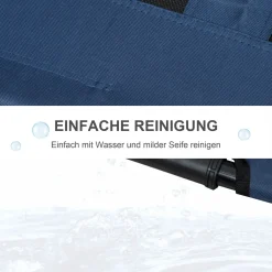 PawHut Hundeliege Outdoor Schlafplatz Hundebett Hundesofa Haustierbett Katzenbett Dunkelblau 92 X 76 X 18 Cm -Garten- & Gewächshäuser Geschäft ca33aa77ea9b2277449a6db12c79910b