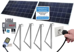 SHP600-Balkonkraftwerk® - Balkon-Solaranlage 600Watt -Garten- & Gewächshäuser Geschäft ca3df526428435d6490490ff6906be0a