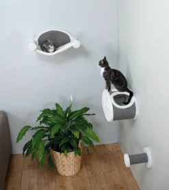 TRIXIE Heimtierbedarf Trixie Kuschelhöhle Zur Wandmontage 42 × 29 × 28 Cm, Farbe Crème/Grau -Garten- & Gewächshäuser Geschäft cb01b6f95a5e05edcb1b069a88bf6618 1