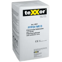 TeXXor Atemschutz Filtrierende Halbmasken FFP2V NR D 4921 Weiß Einheitsgröße